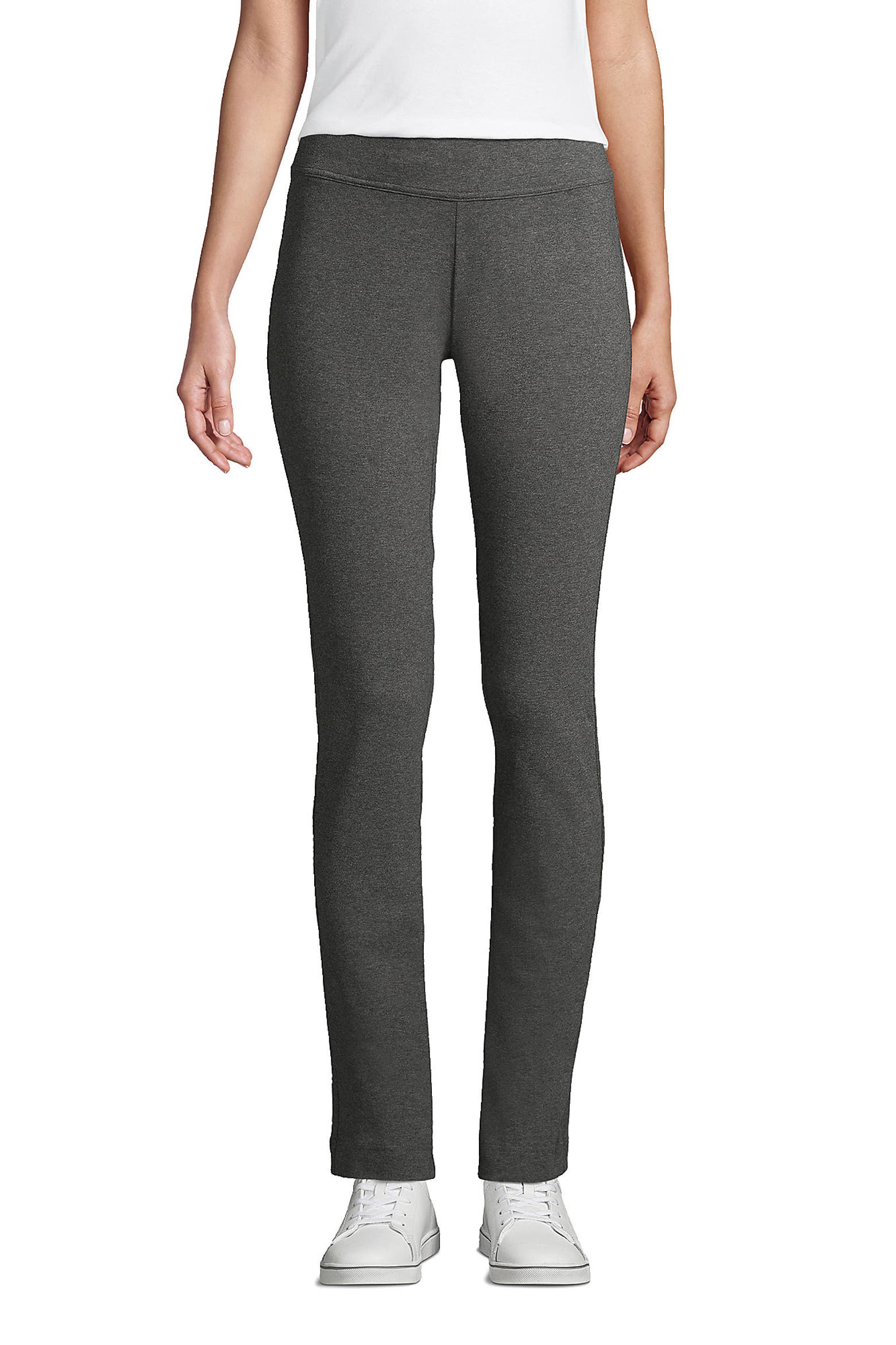 Lands' End Starfish Mid Rise Slim Leg Pants