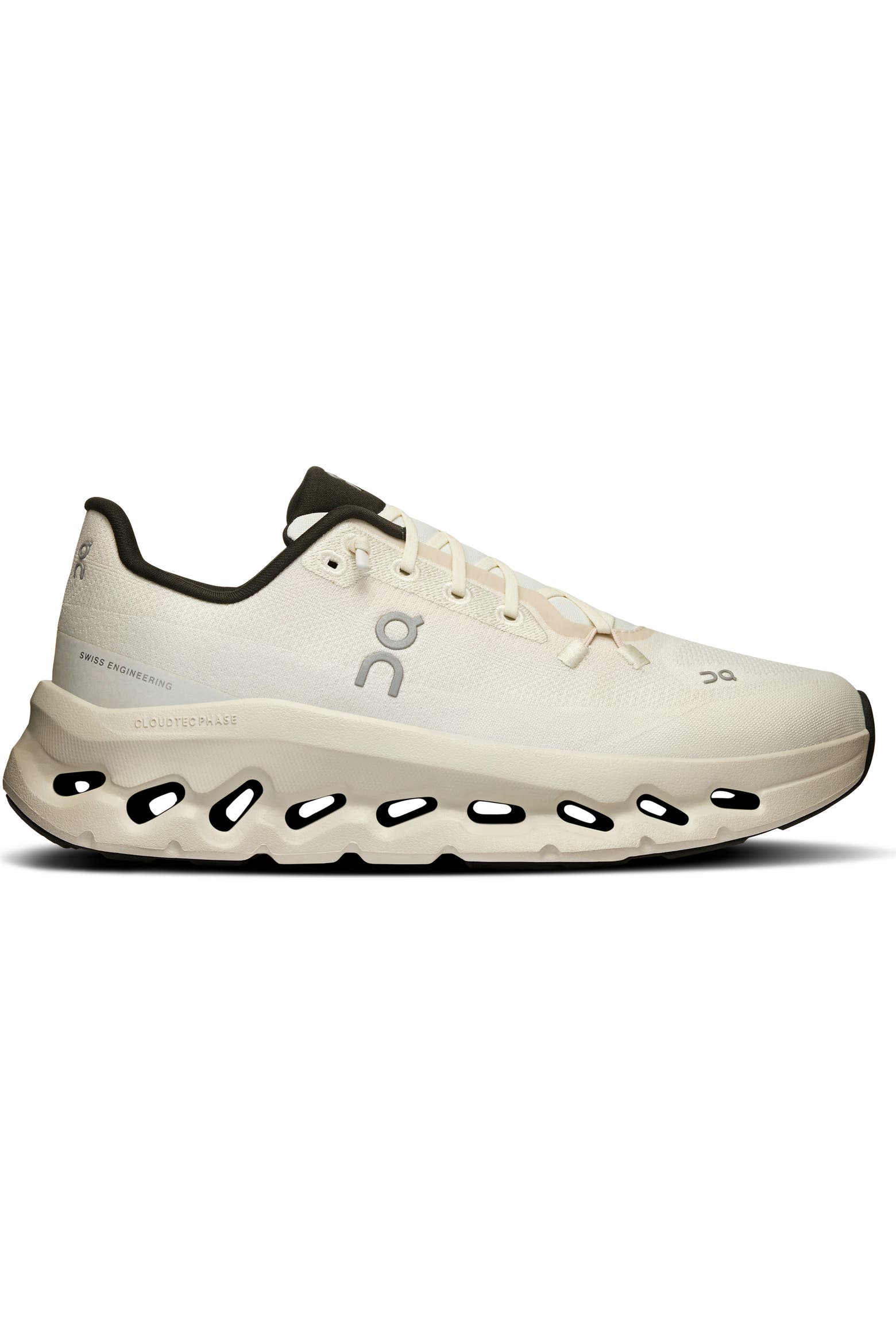 On Off-white Cream Sneakers — Chunky Cutout Midsole, Cloudtec Phase