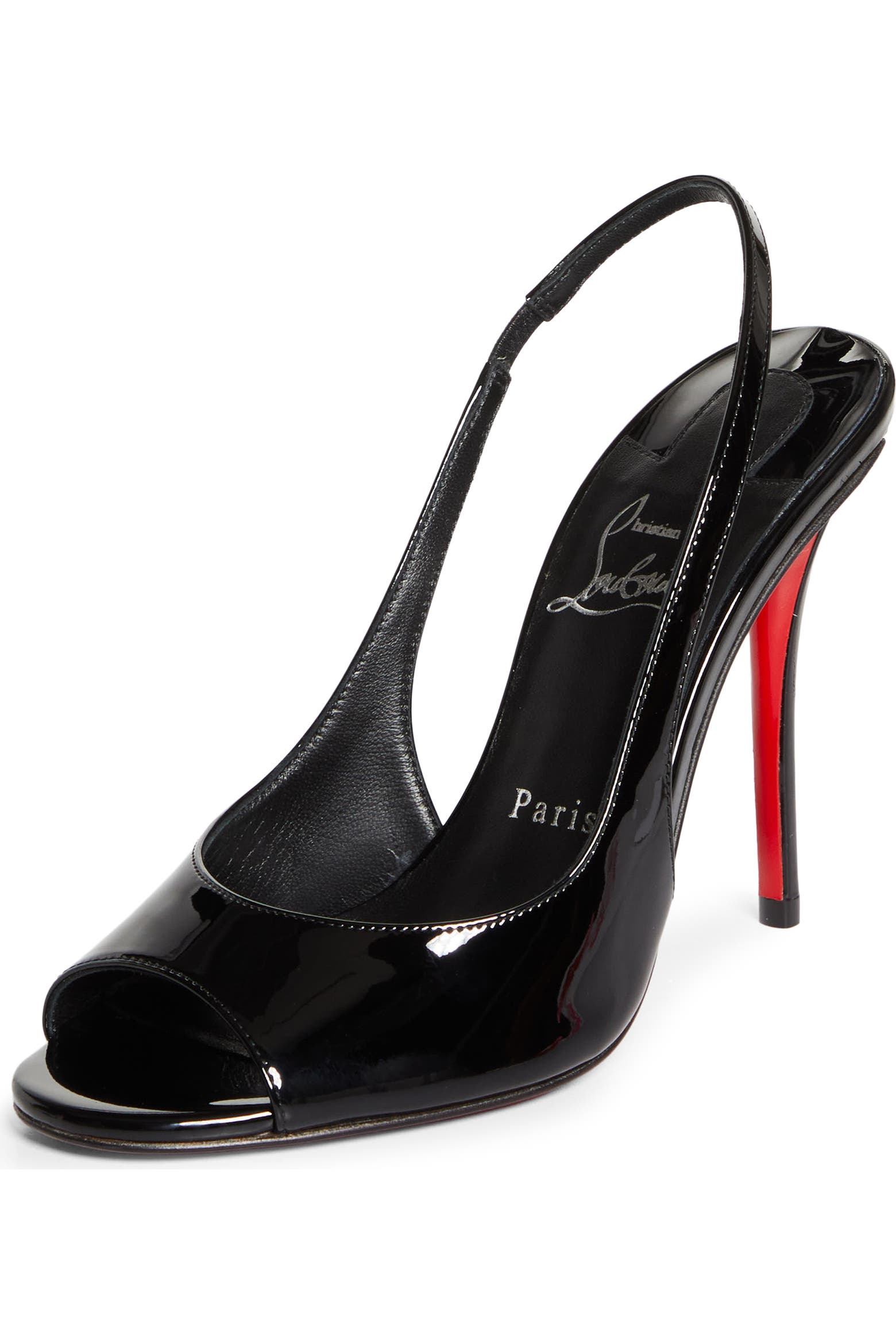Christian Louboutin Sofia Z Peep Toe Slingback Pump
