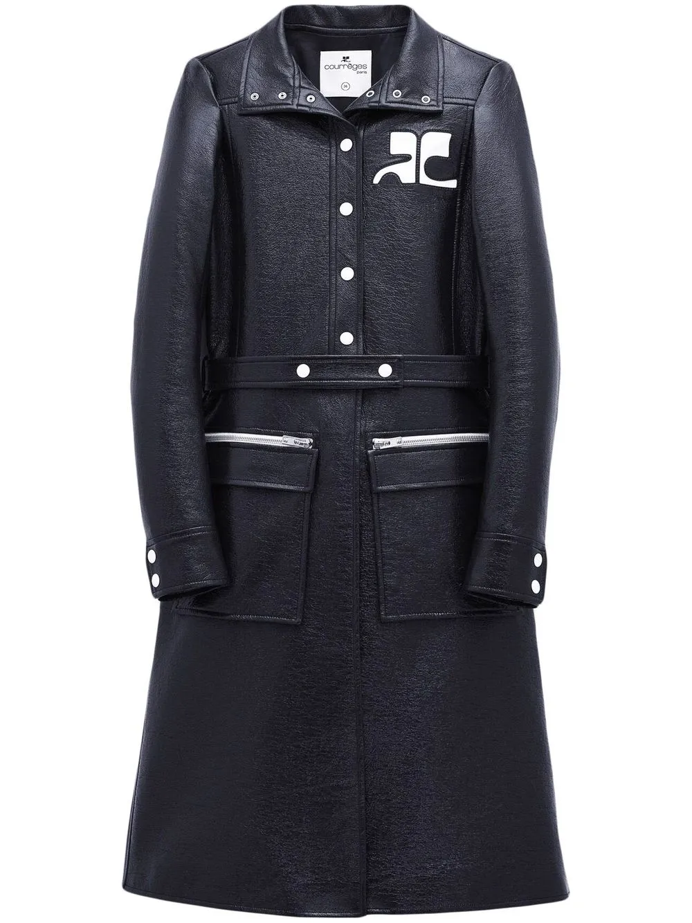 Courrèges Reedition Vinyl Trenchcoat