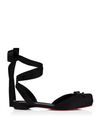 Christian Louboutin Women's Cassia Lace up Ballerina