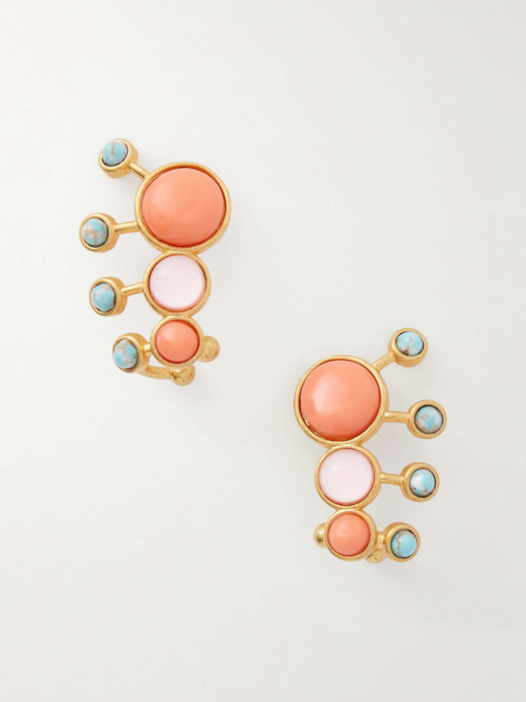 SONIA PETROFF Zinnia embellished earrings
