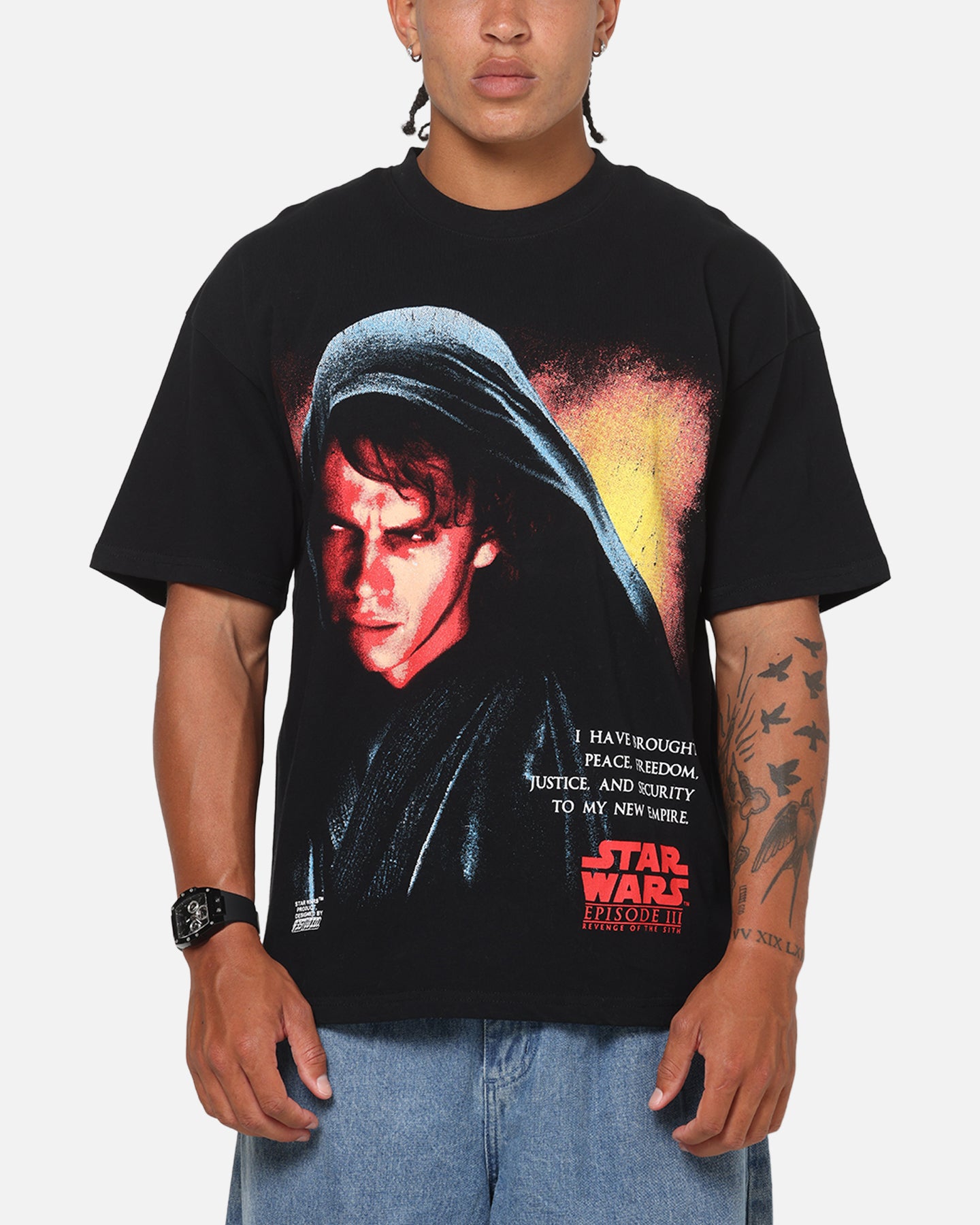 73studio Star Wars 2005 Rise of Vader T-shirt