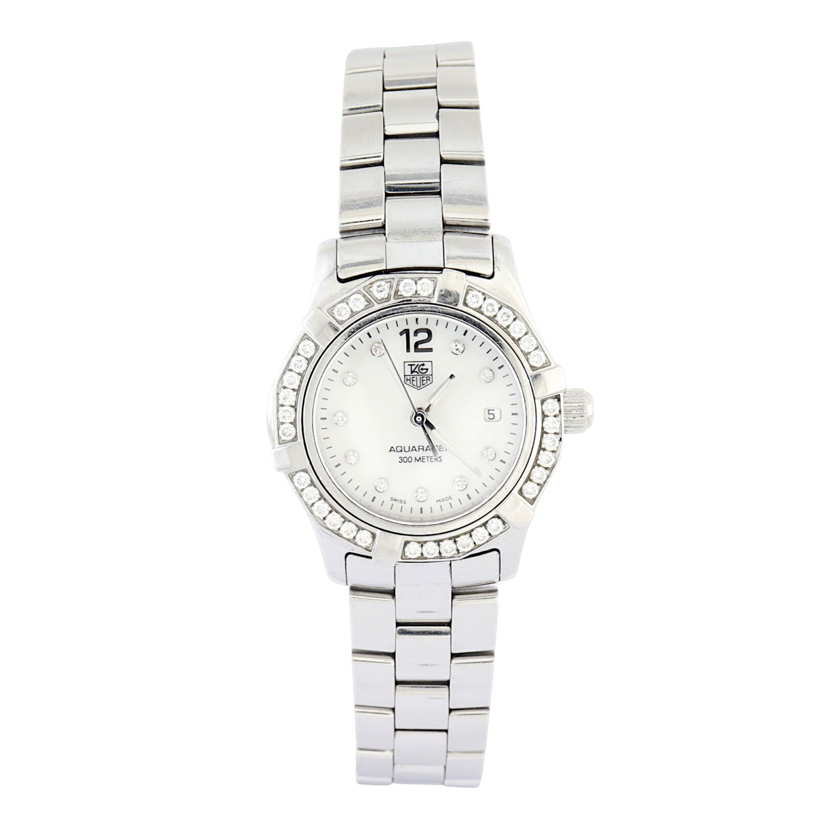 Luxe.it.fwd TAG Heuer Aquaracer 27mm Diamond Watch