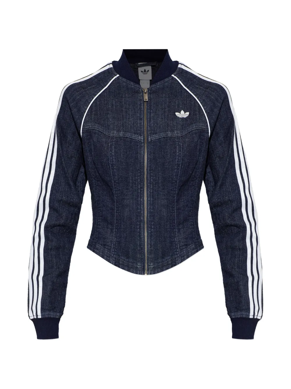Adidas Superstar Corset Side-stripe Denim Jacket