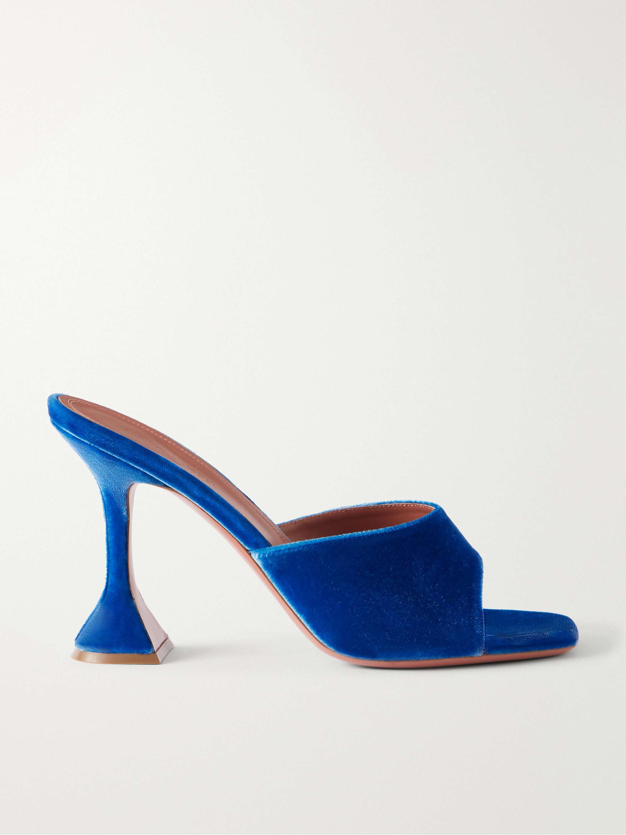 AMINA MUADDI Lupita 95 Velvet Mules