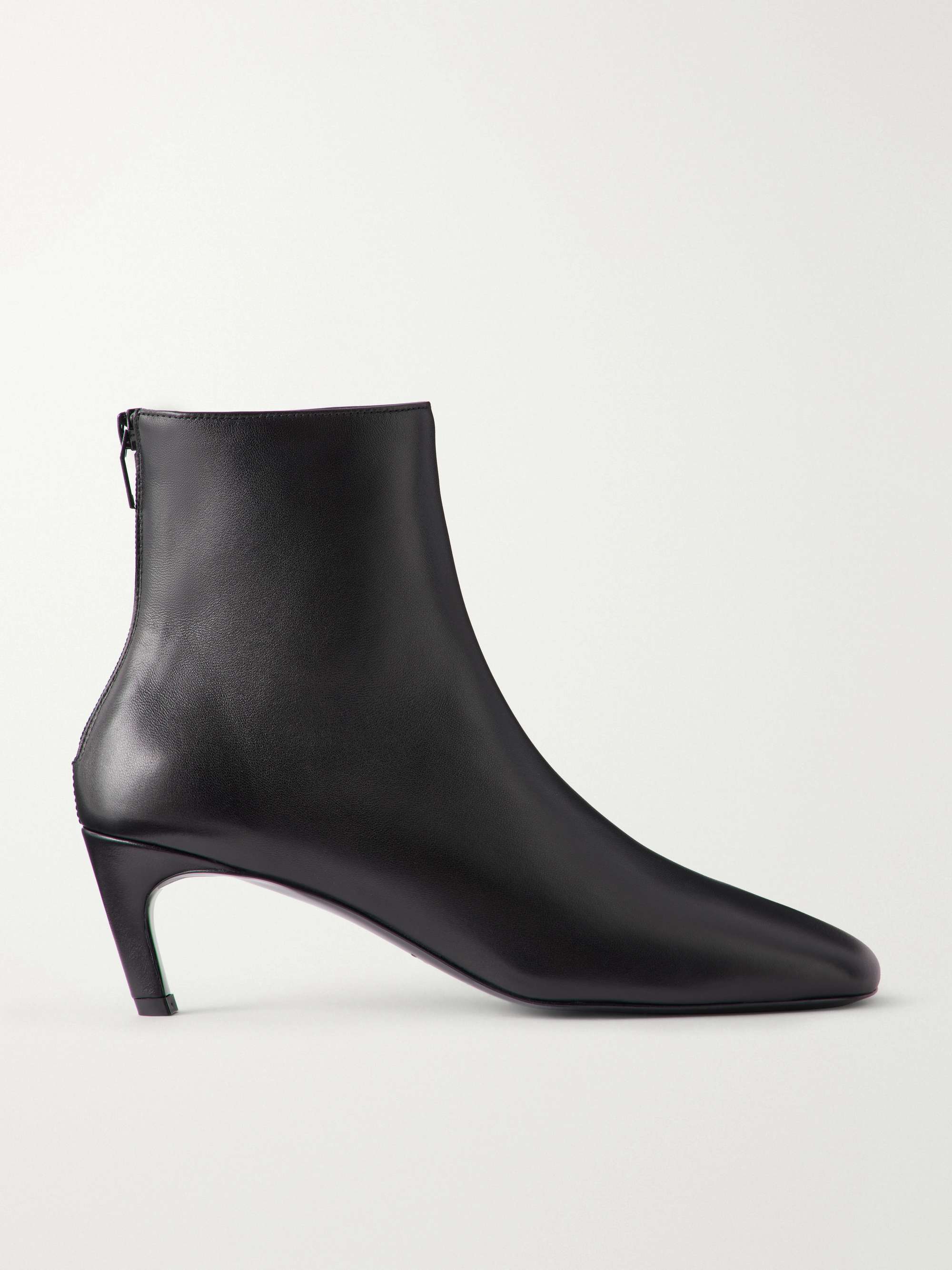 TOTEME 60 Leather Ankle Boots