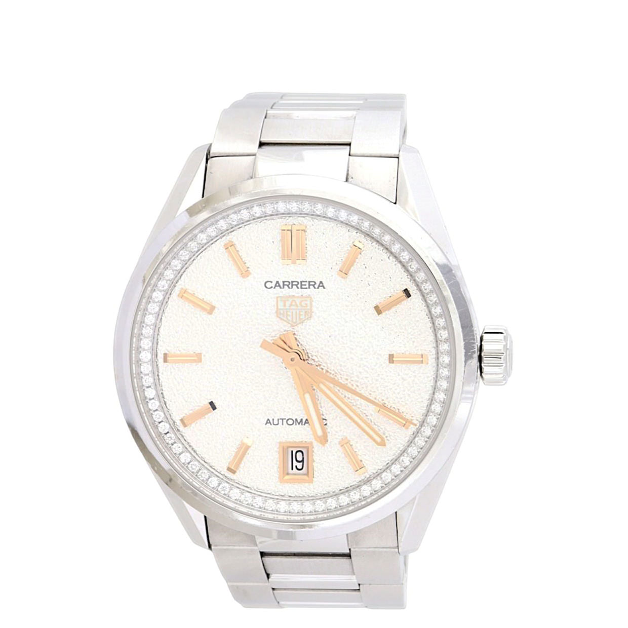 Luxe.it.fwd TAG Heuer Carrera Date Diamond 36mm Watch