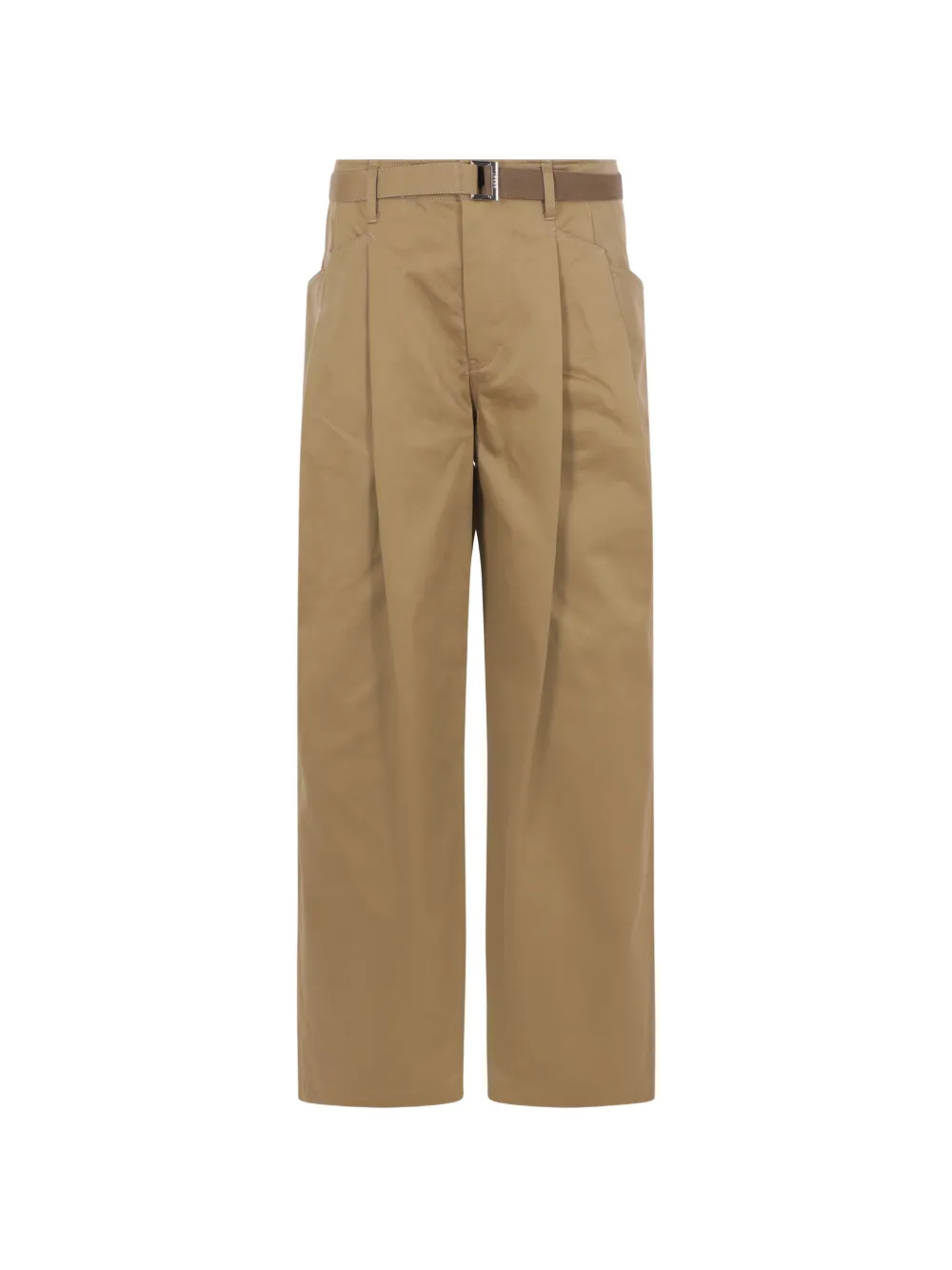 Sacai Belted Pleated Trousers