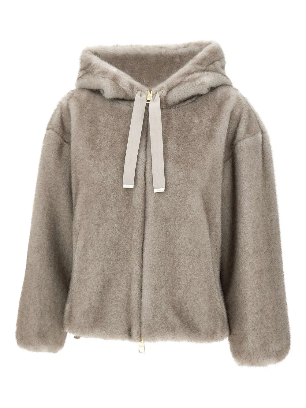 Herno Drawstring-hood Zip-front Jacket