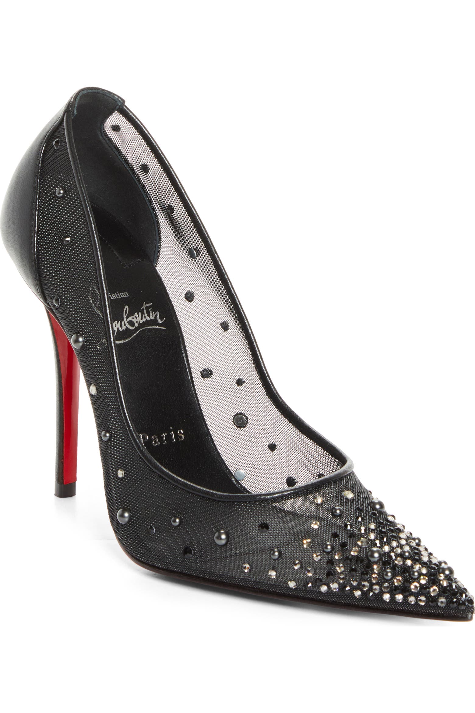 Christian Louboutin Miss Z Degrastrass Pointed Toe Pump