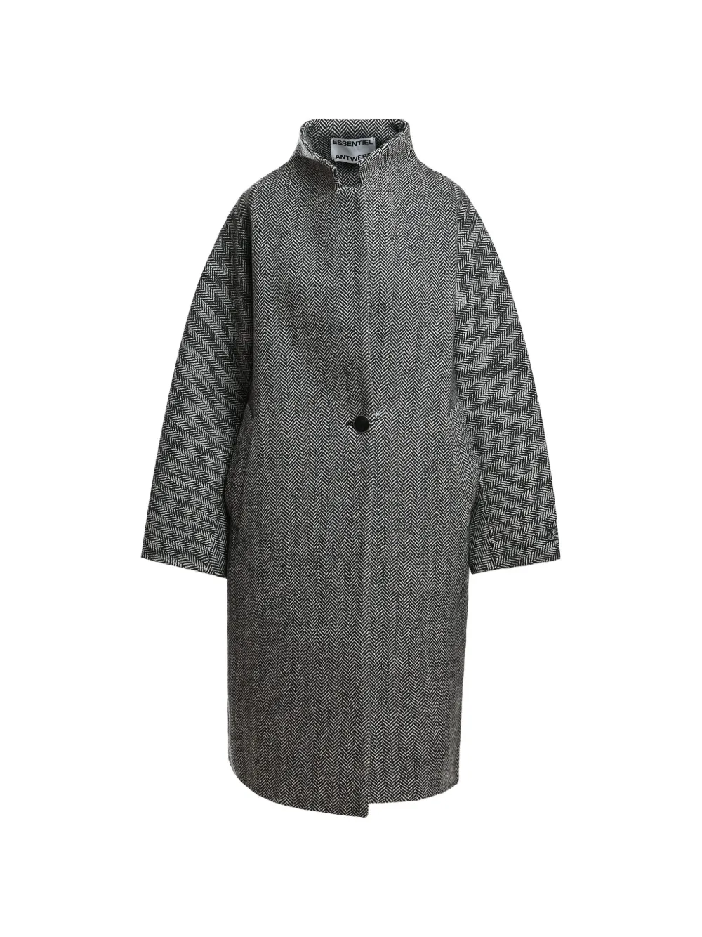 Essentiel Antwerp Kabala Herringbone-pattern Coat