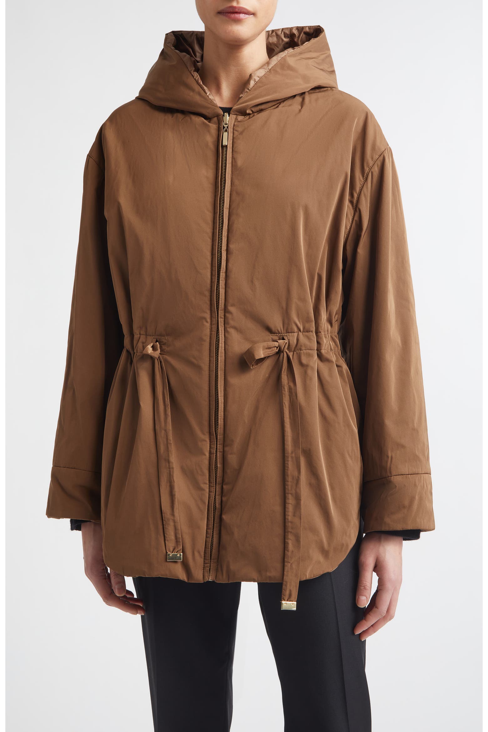 Max Mara Charme Water Repellent Hooded Jacket