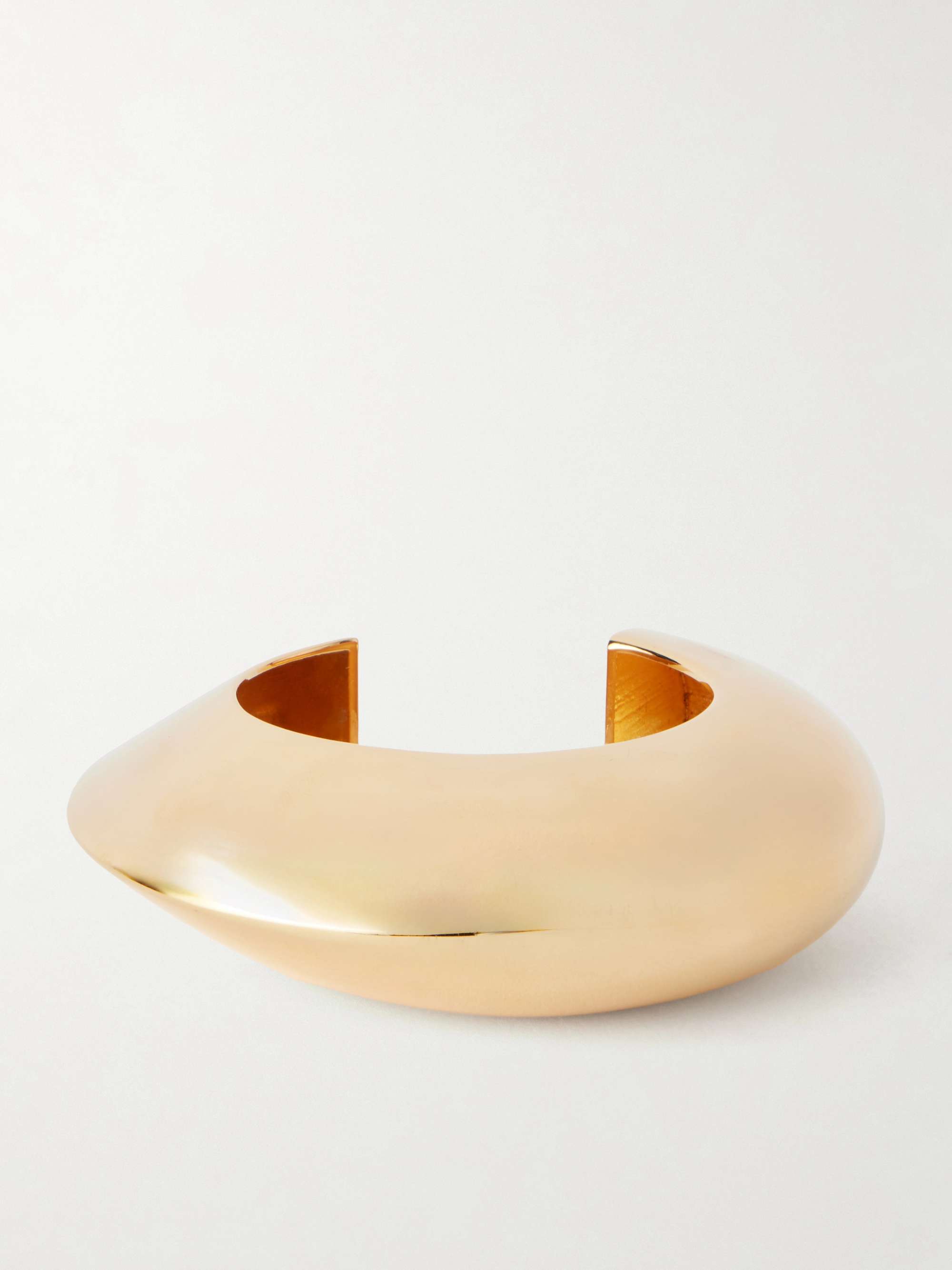 ALAÏA Edge gold-plated cuff