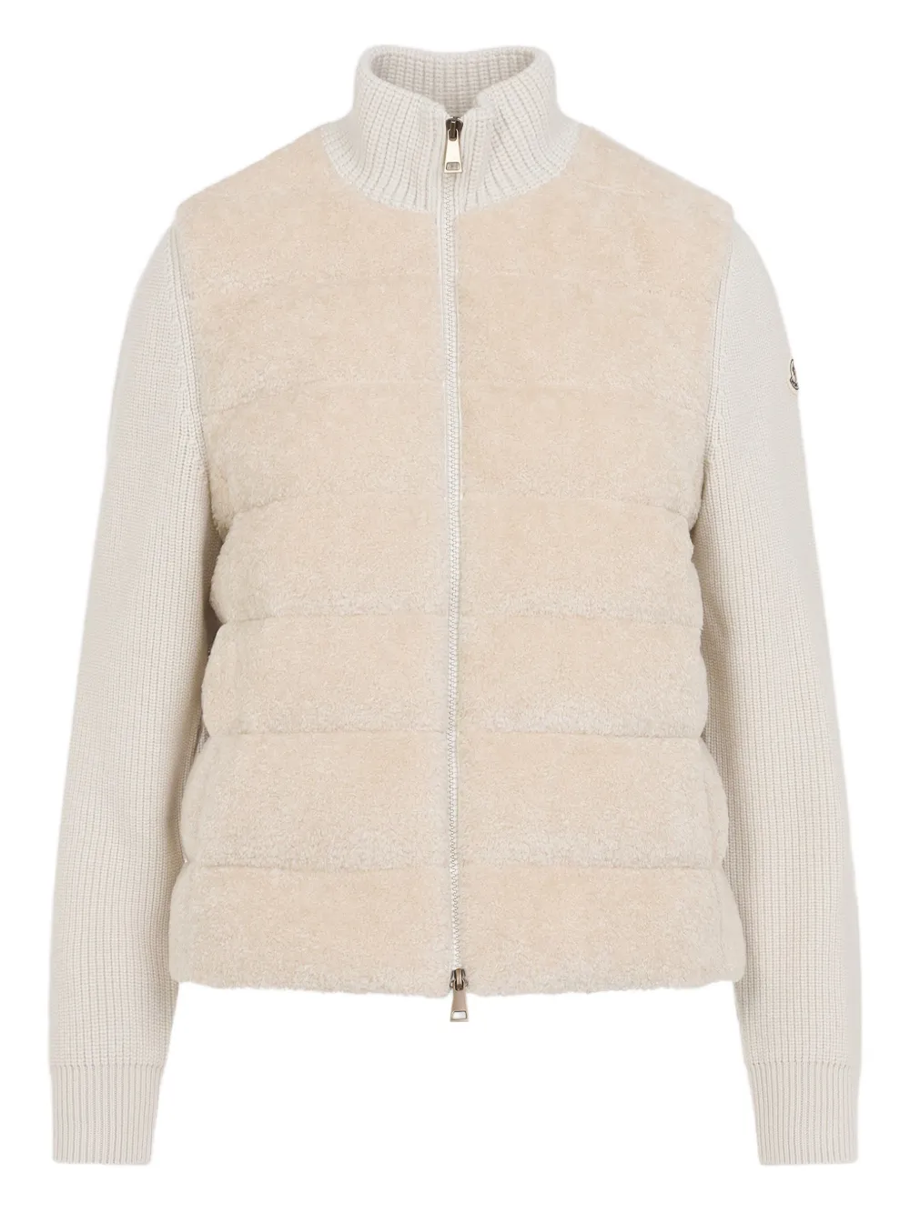 Moncler Quilted Ribbed-knit Cardigan