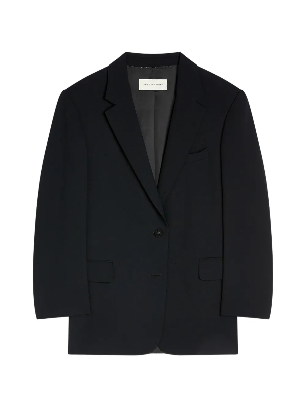 DRIES VAN NOTEN oversized crêpe blazer