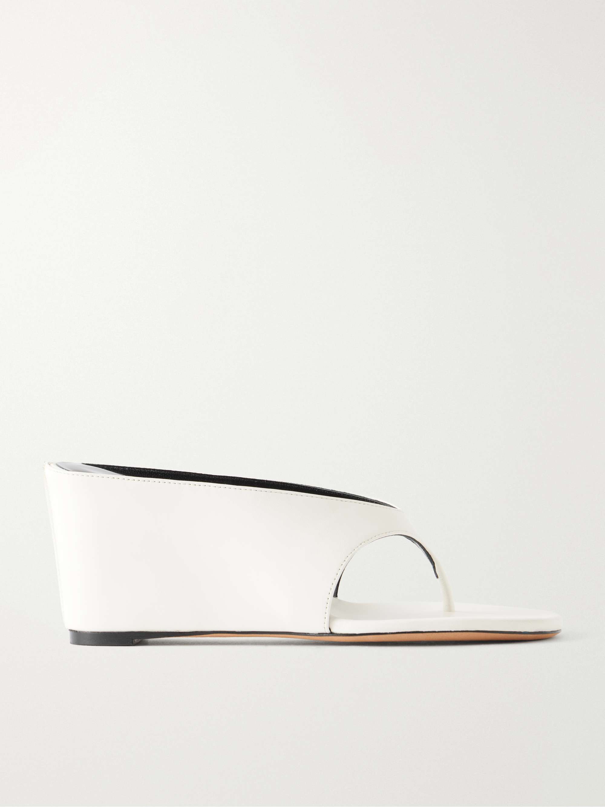 JUDE Yaga Leather Wedge Sandals