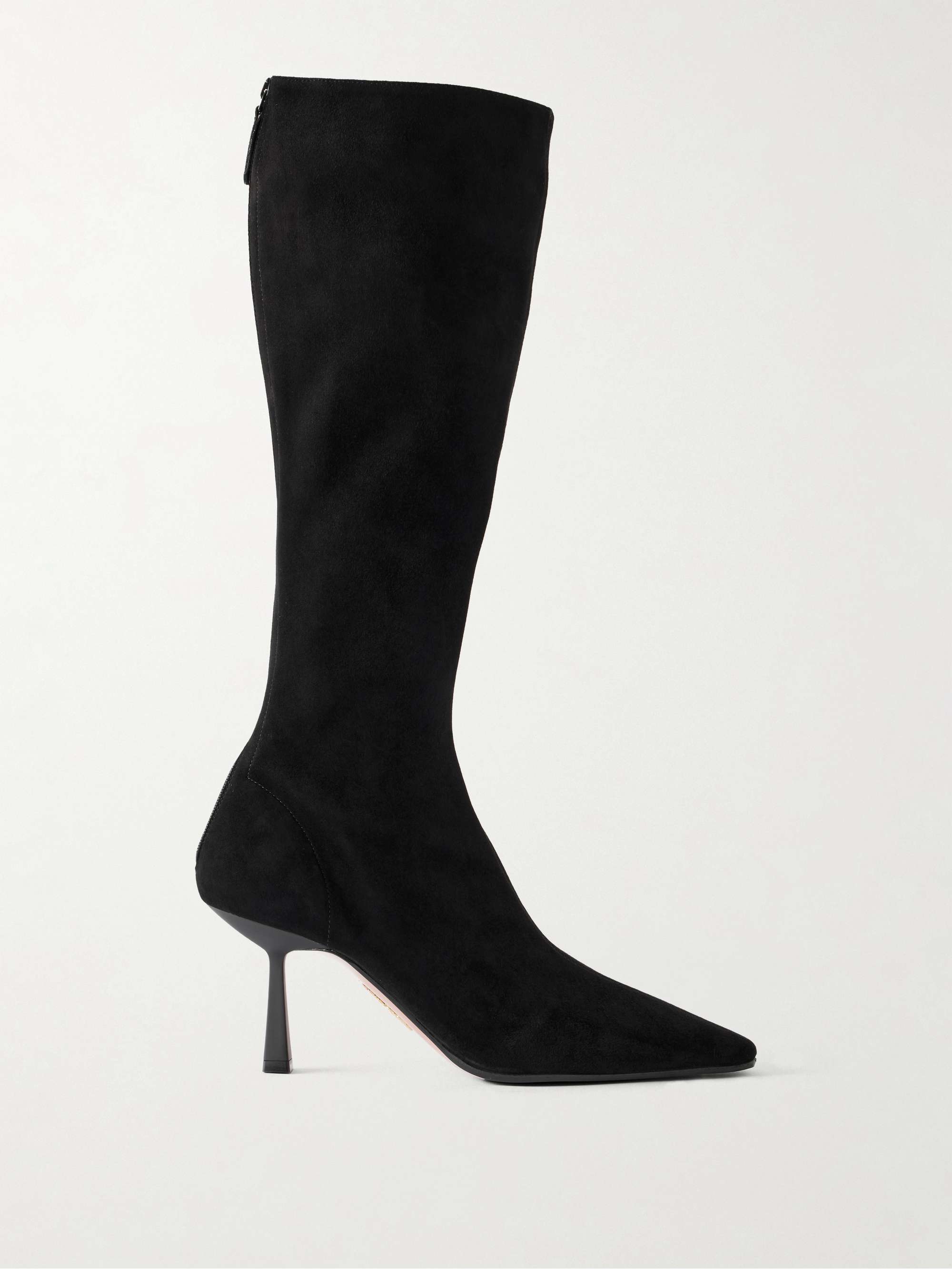 AQUAZZURA Sentier 75 Suede Knee Boots