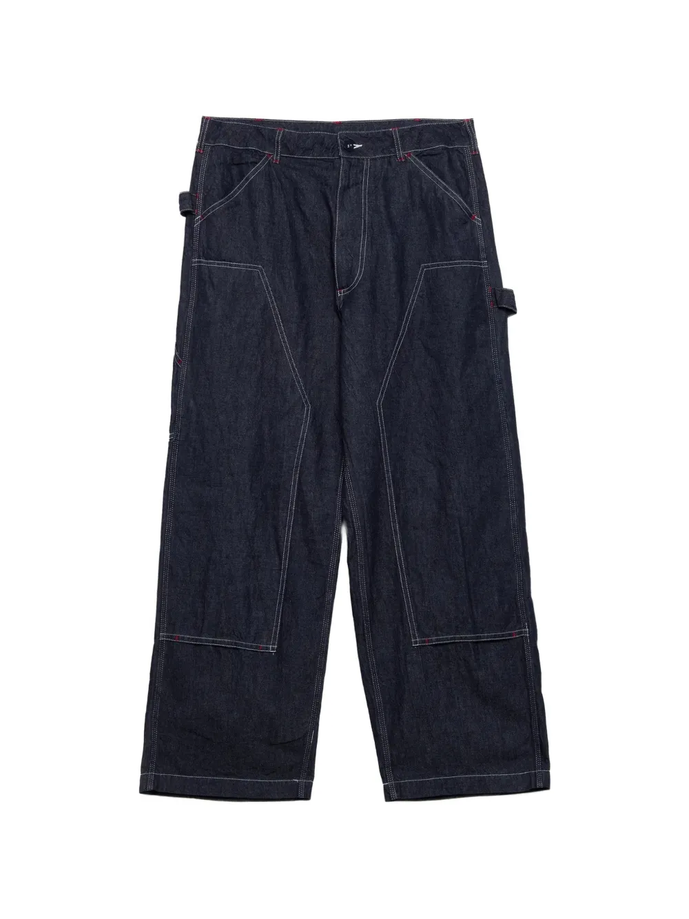 Engineered Garments Contrast-stitch Panelled Jeans