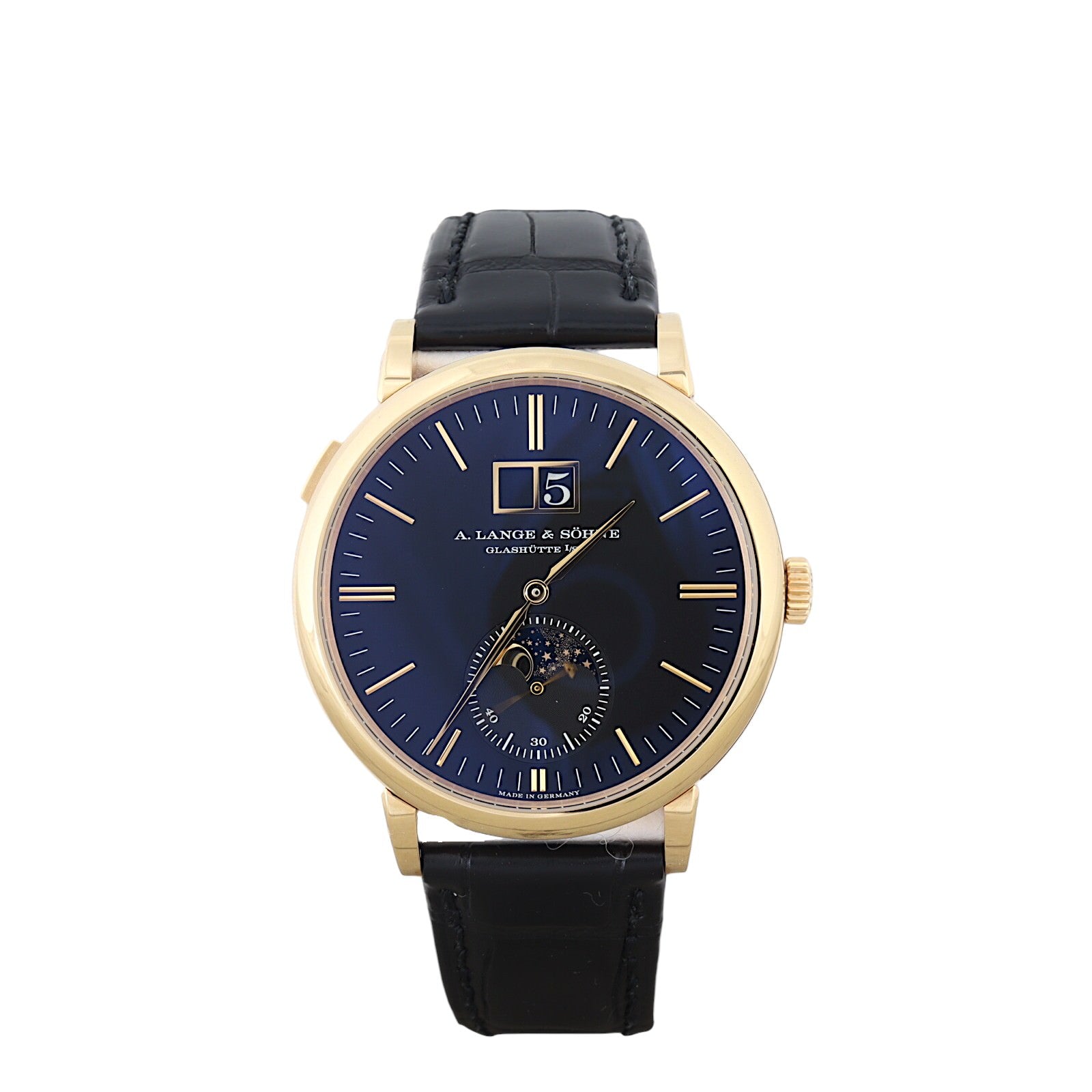 Luxe.It.Fwd A. Lange & Söhne Saxonia Moonphase 40mm Watch