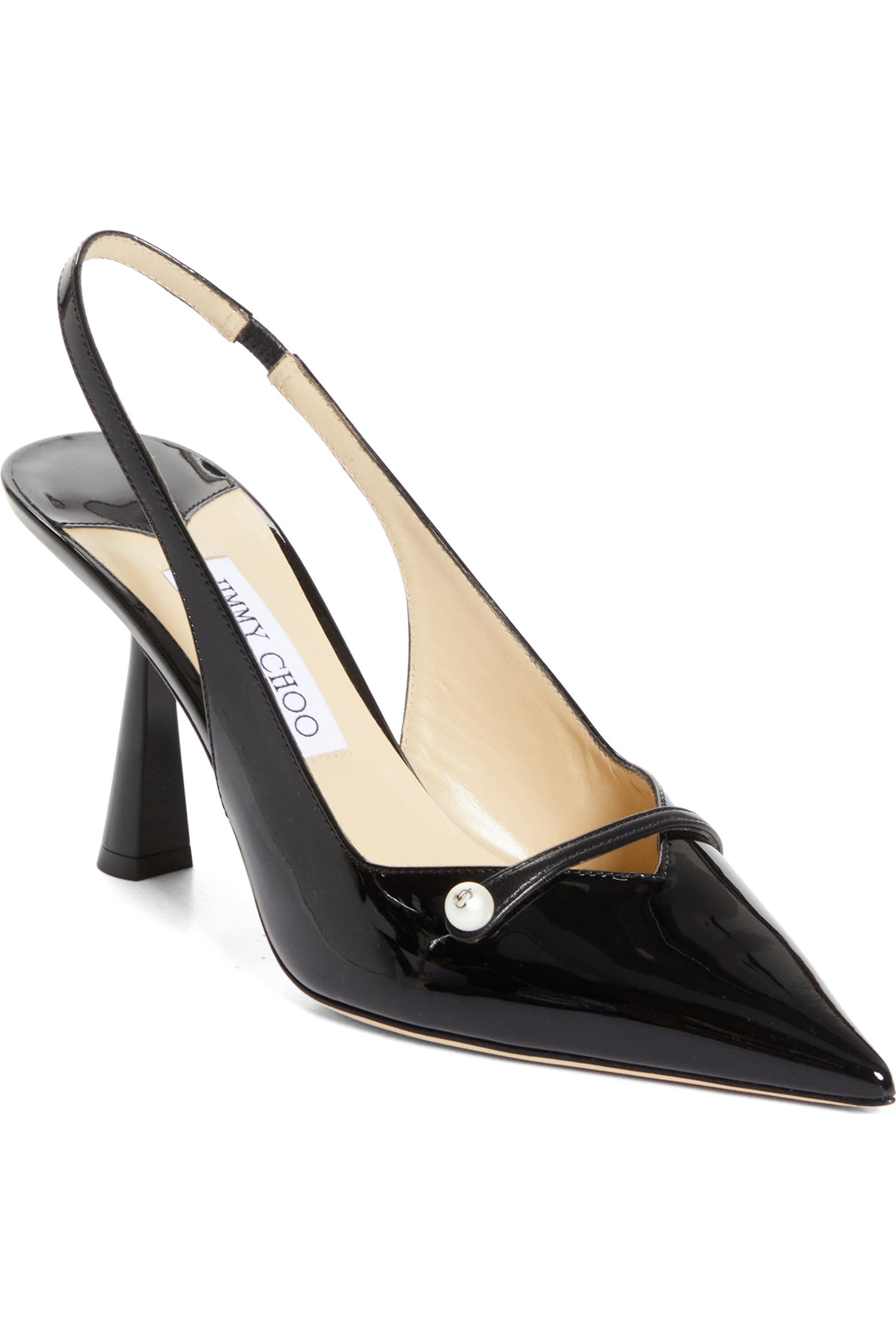 Jimmy Choo Amita Pointed Toe Slingback Pump