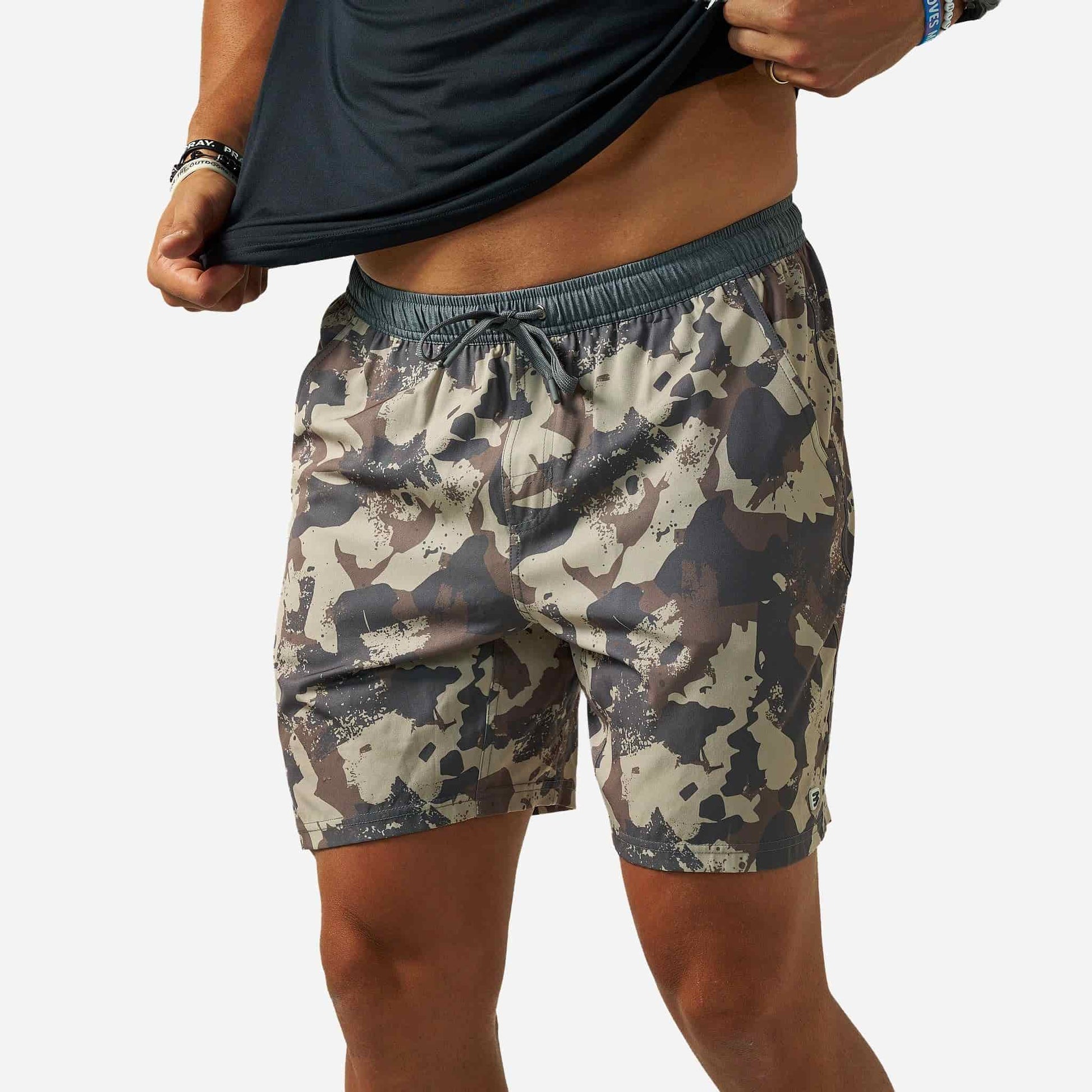 BURLEBO Athletic Short - Splatter Camo