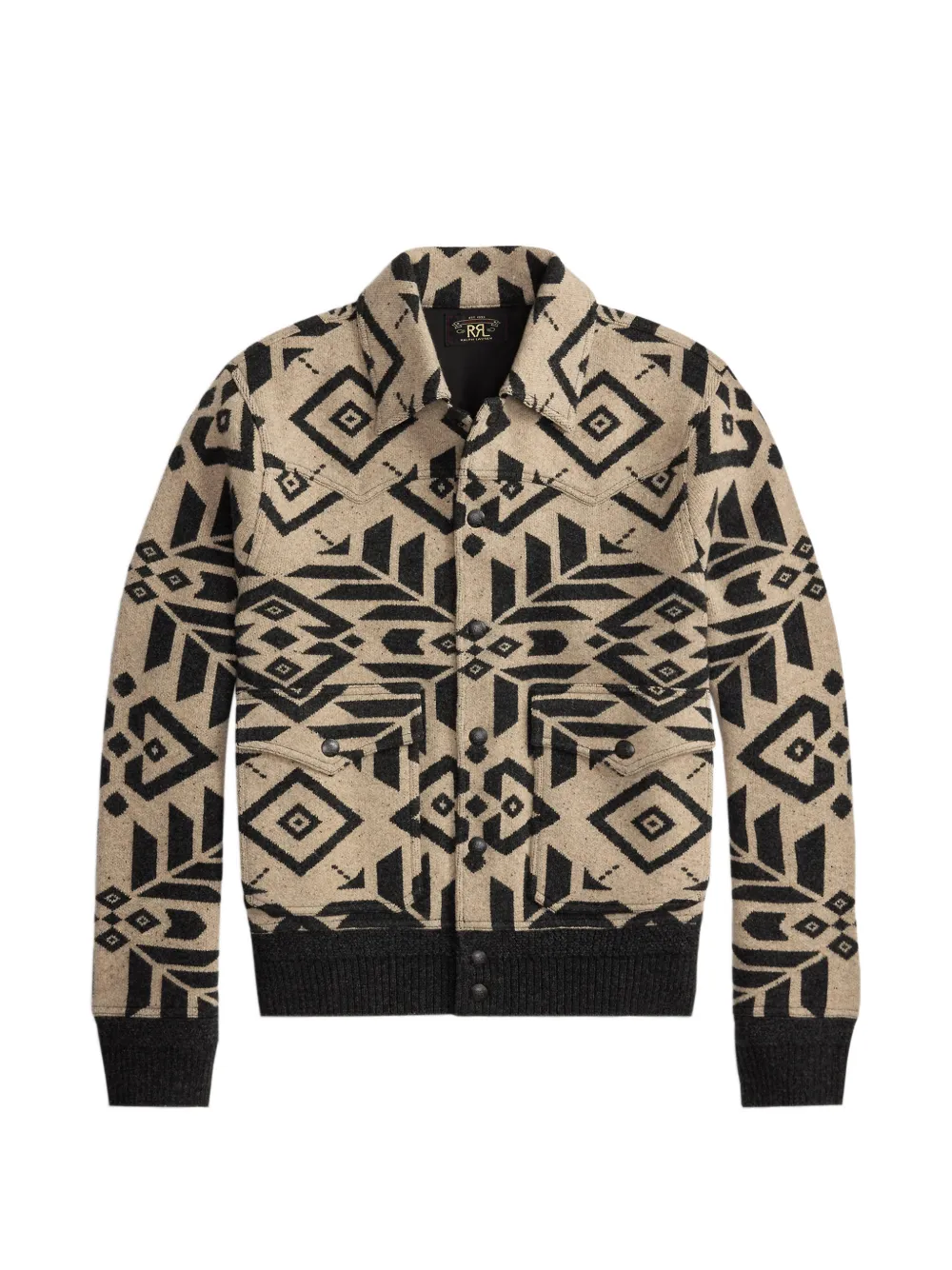 Ralph Lauren RRL Geometric-print Wool Jacket