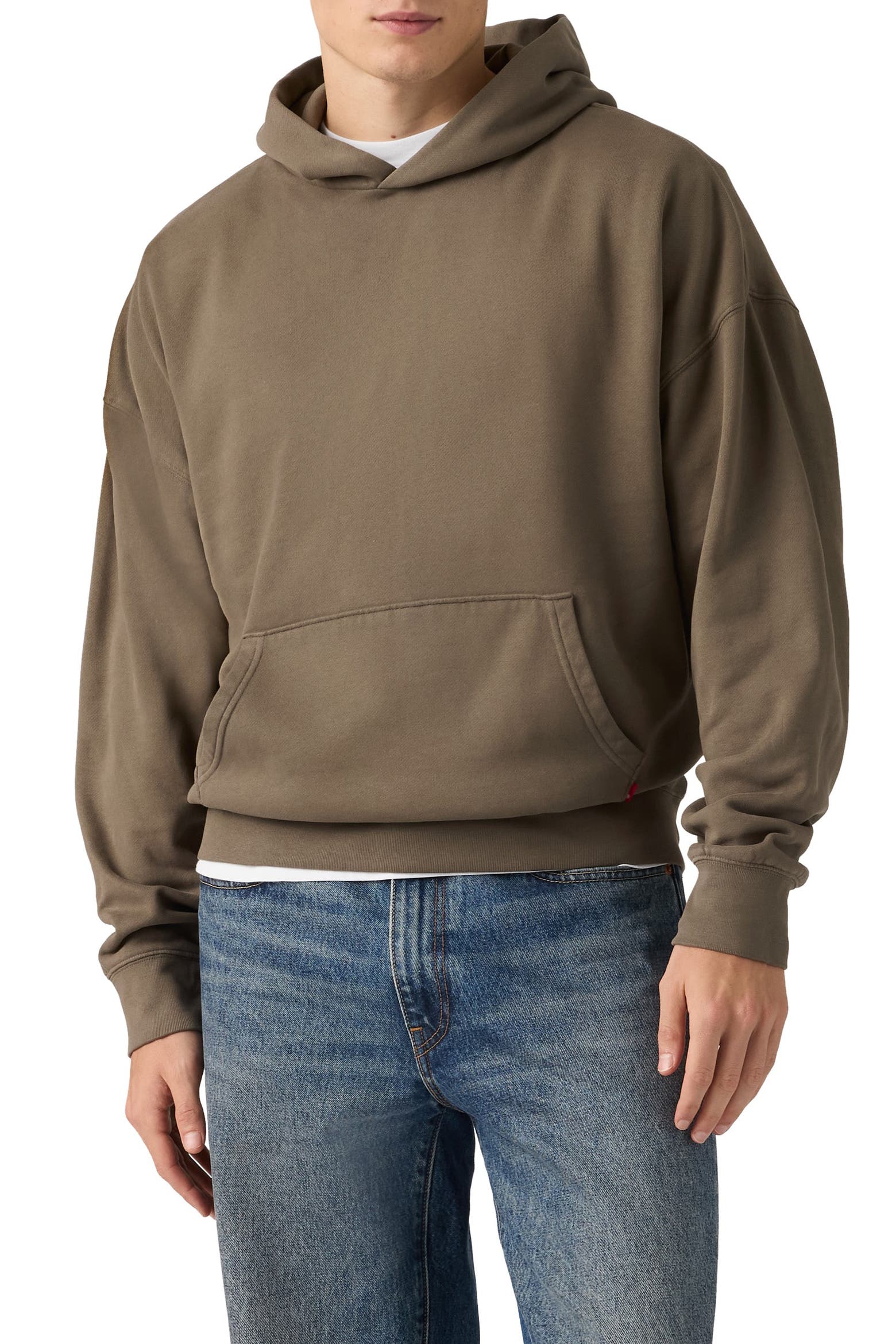 Levi's Soft Crop Cotton Blend Hoodie