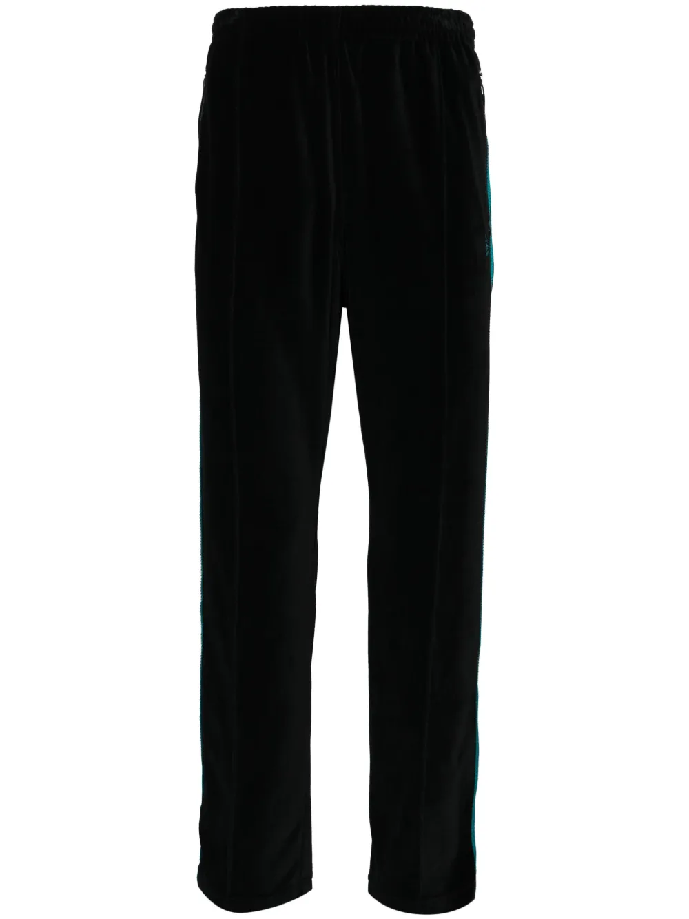 Needles Logo-embroidered Velour Track Pants