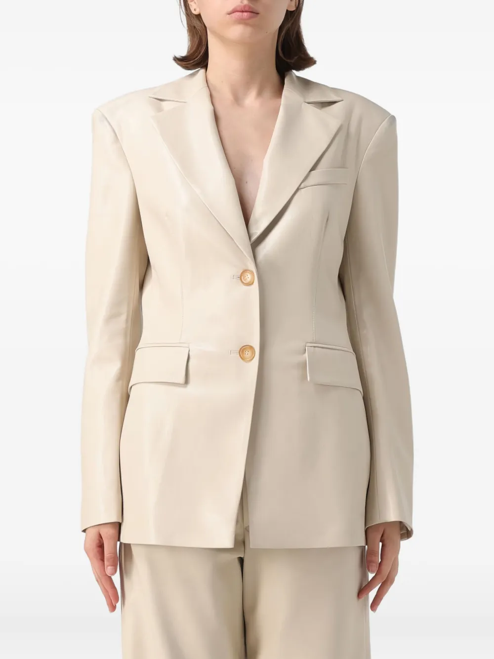 Nanushka single-breasted blazer
