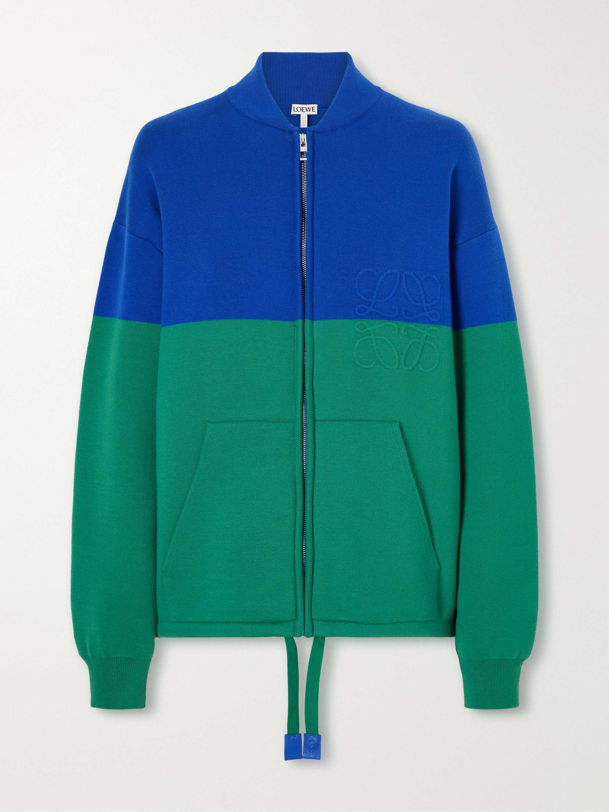 LOEWE Anagram-embroidered Cotton-blend Sweatshirt