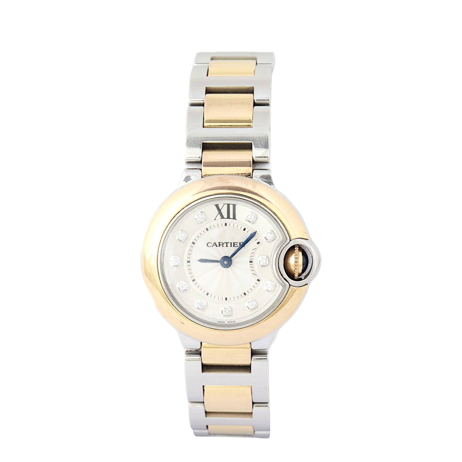Luxe.it.fwd Cartier Ballon Bleu de Cartier 28mm Diamond Watch