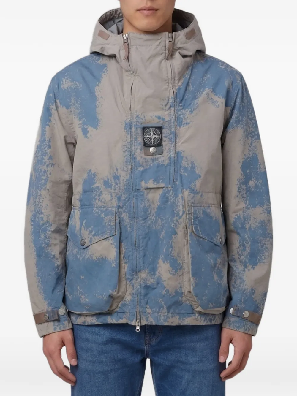 Stone Island Logo-patch Hooded Jacket
