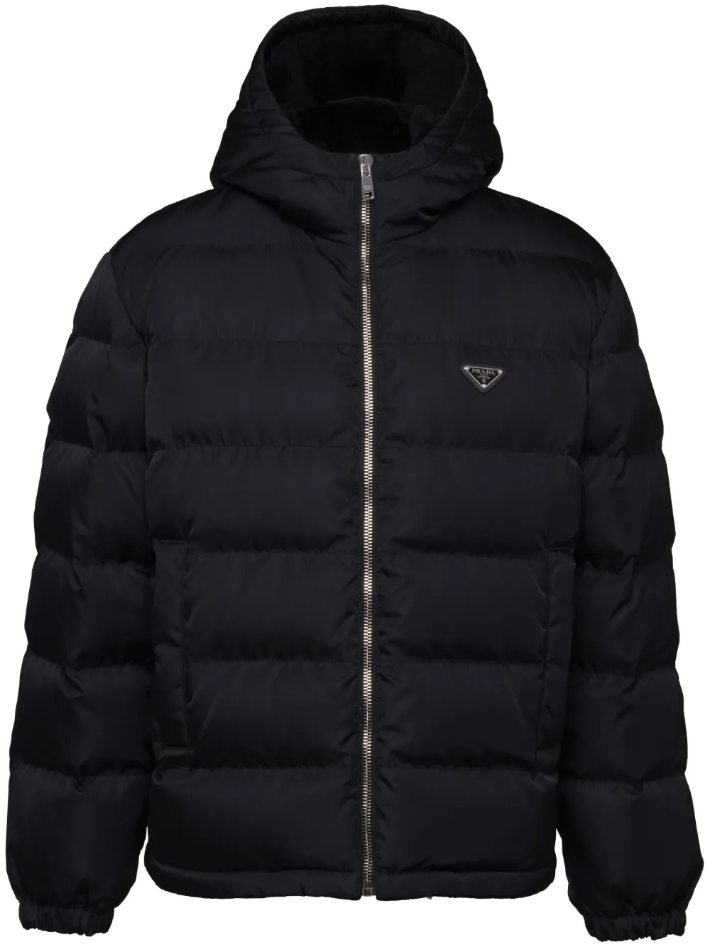 Prada Cropped Re-nylon Down Jacket