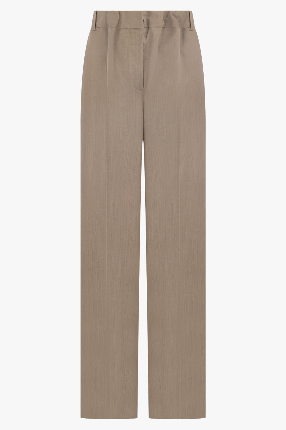 CALVIN KLEIN Fernanda Wide Leg Trousers | Honey Melange