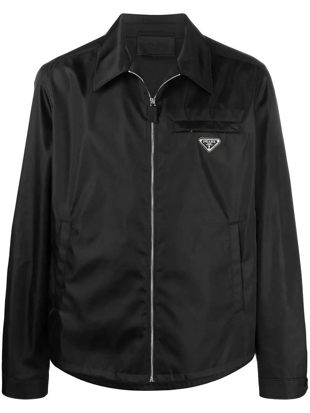 Prada Re-nylon Logo-plaque Jacket