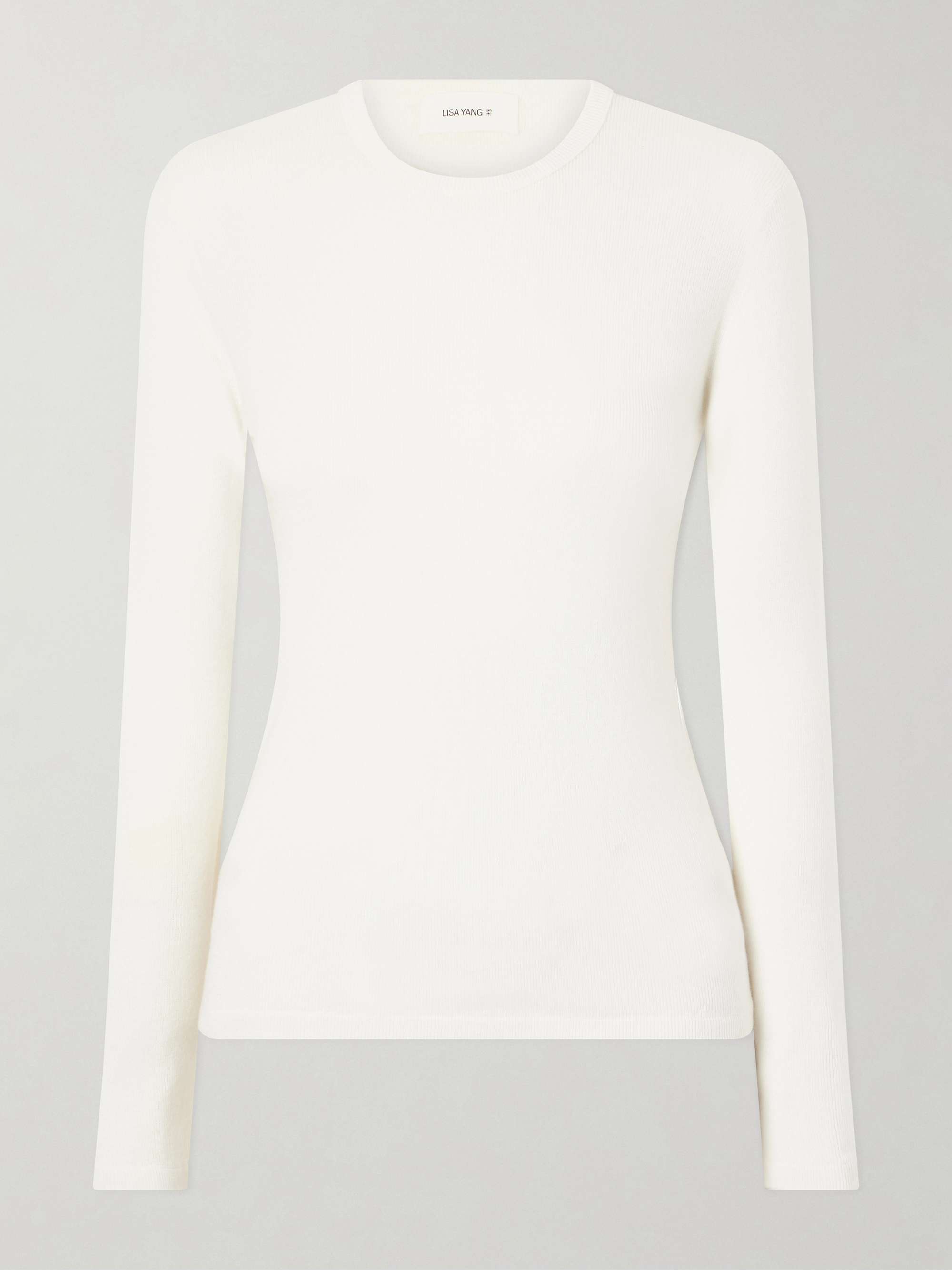 LISA YANG Vivian Cotton and Cashmere-blend T-shirt