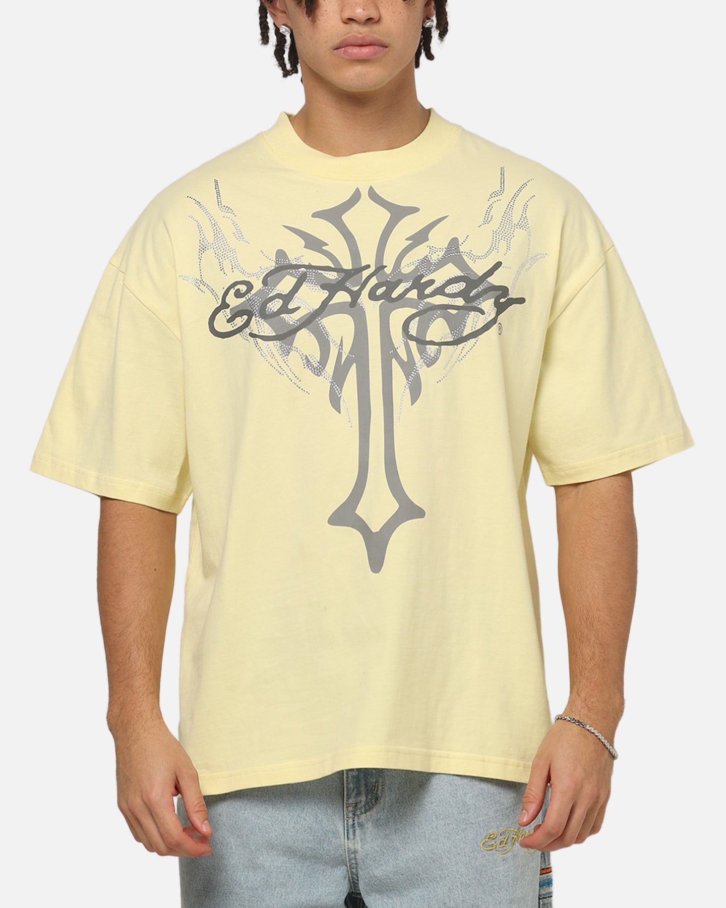 ED HARDY Trinity Rhinestone T-shirt