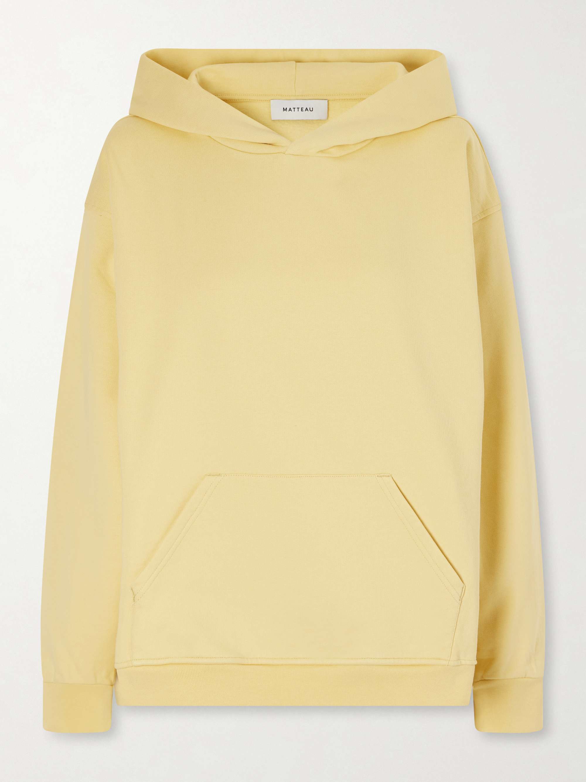 MATTEAU Organic Cotton-jersey Hoodie
