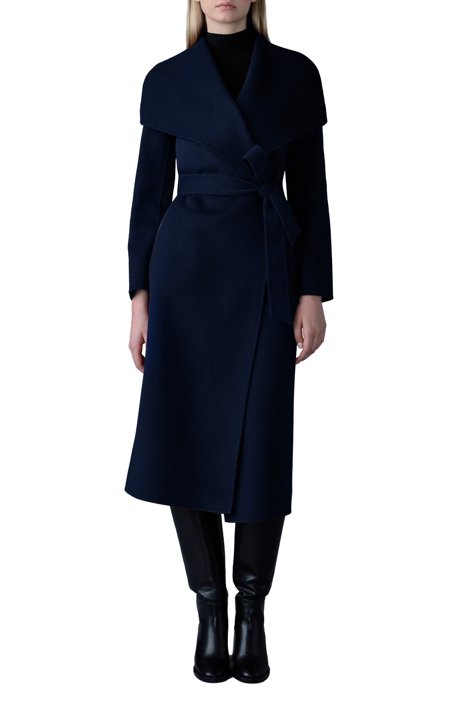 Mackage Mai Wool Long Wrap Coat