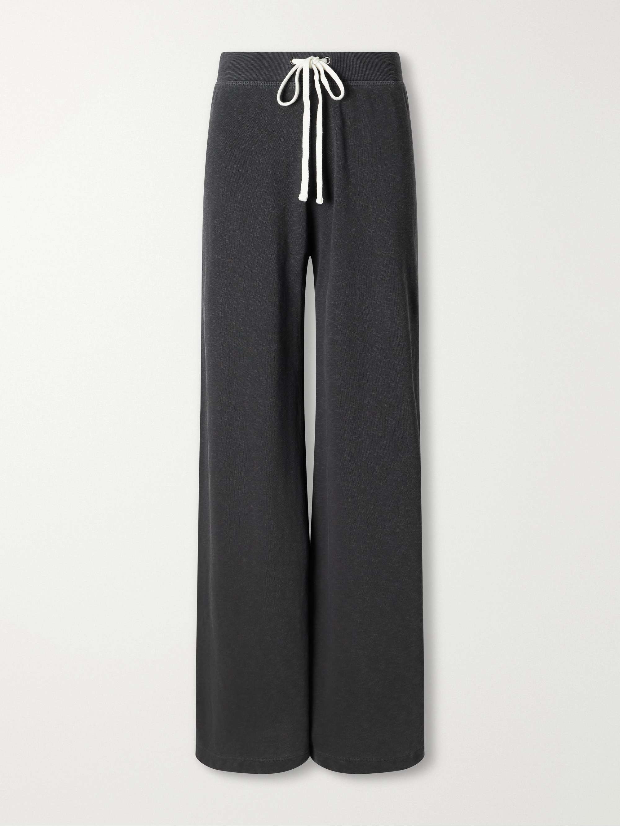 JAMES PERSE Cotton Wide-leg Track Pants