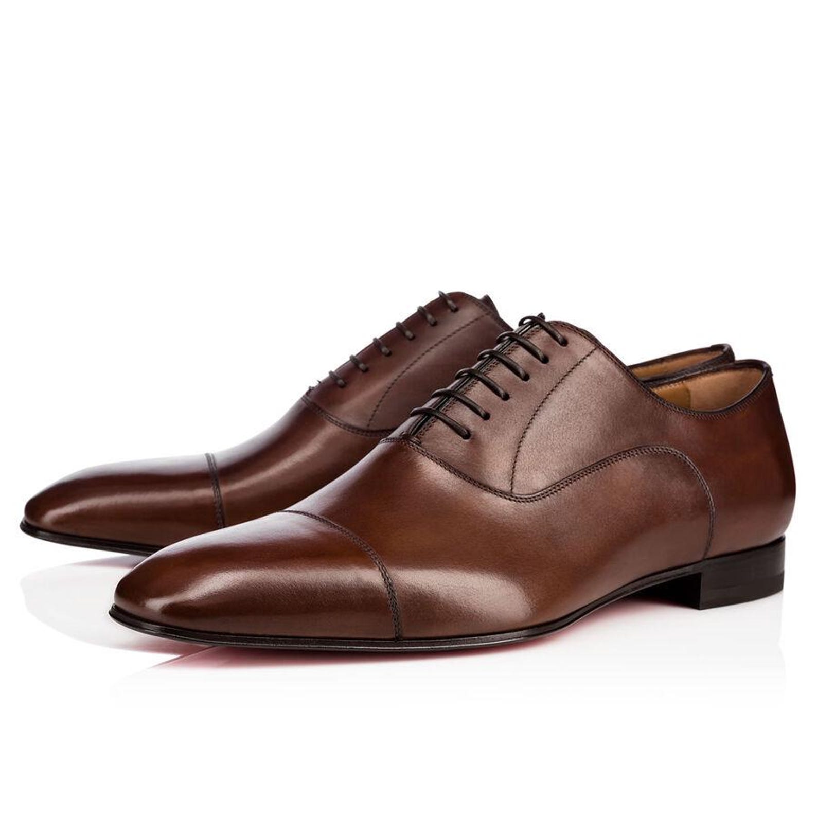 Crownmarkleather Christian Louboutin Greggo Leather Oxford Shoes