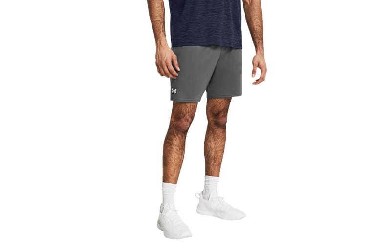 Under Armour Tech 7" Shorts - Castlerock/white - XS