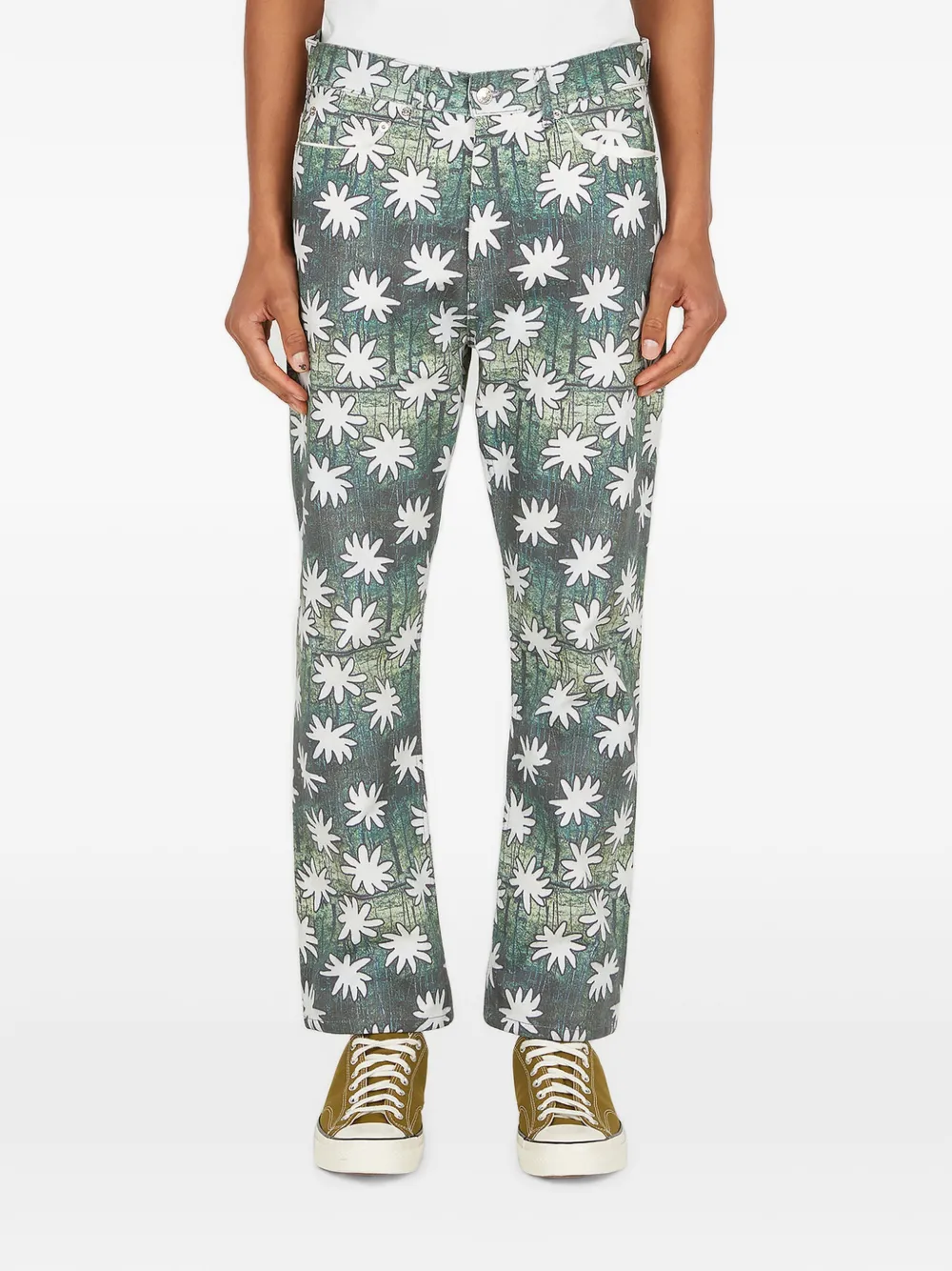 Drx x STEFAN MEIER x Ln-cc Flower Graphic-print Jeans