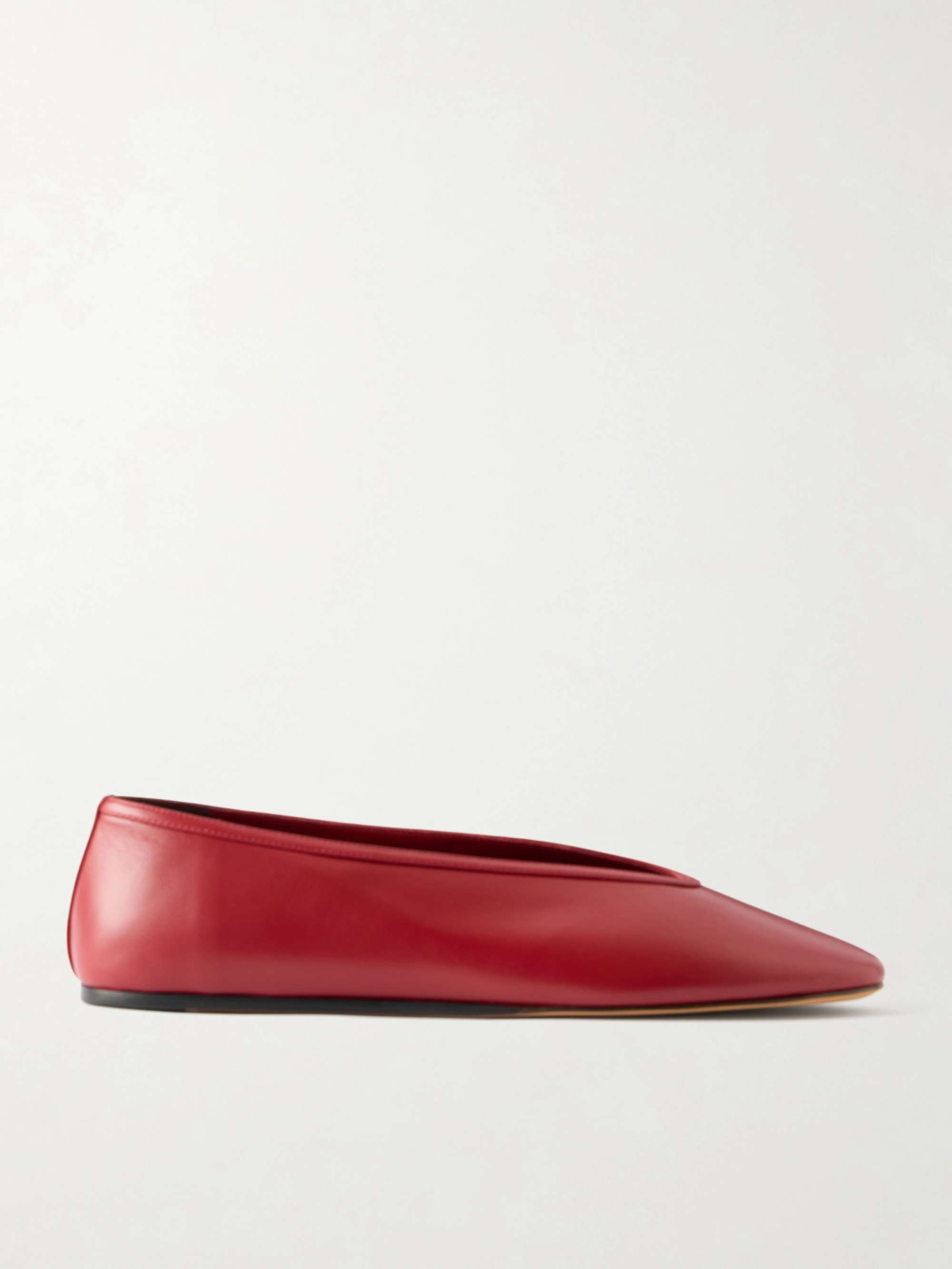 LE MONDE BERYL Luna Leather Ballet Flats