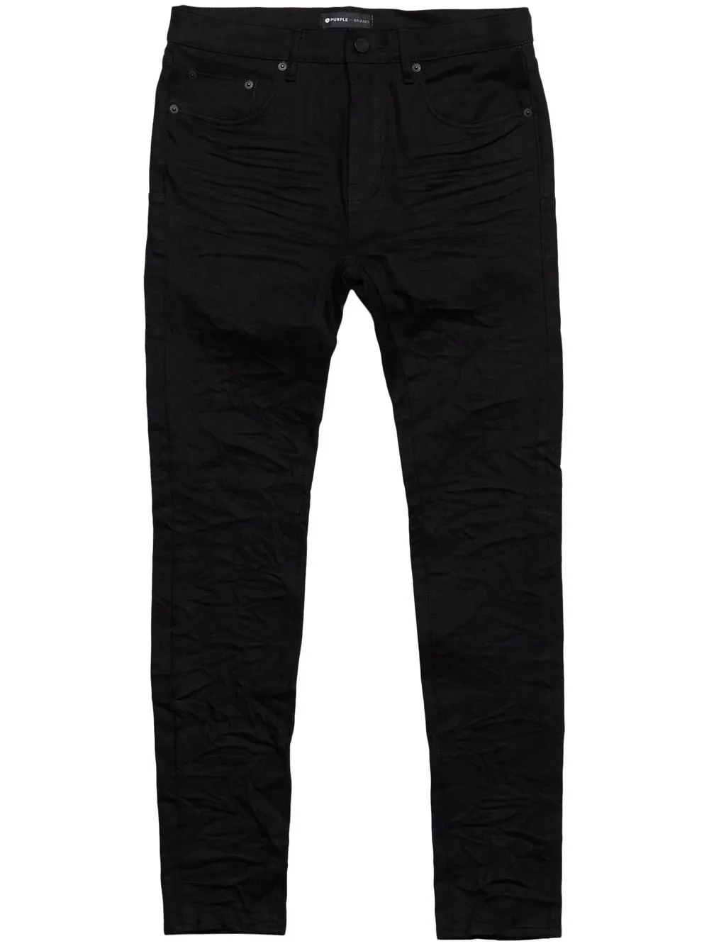 Purple Brand Crinkled Slim-cut Jeans