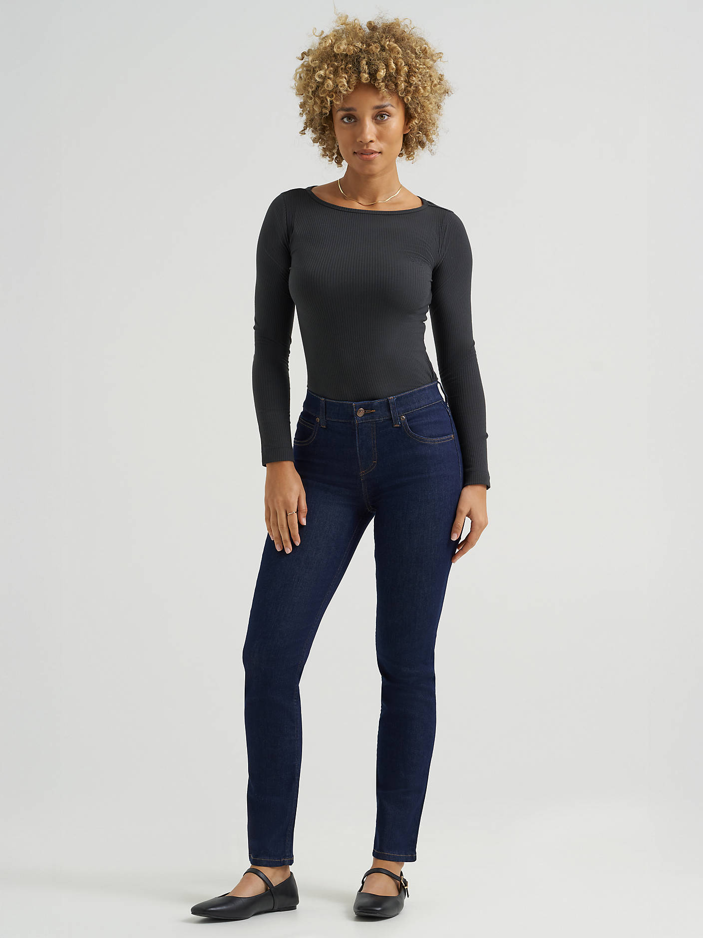 Lee Women's Ultra Lux Comfort Flex Motion Slim Straight Jean