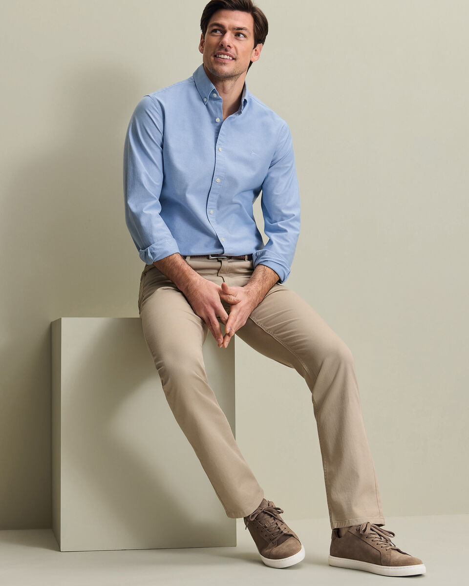 Charles Tyrwhitt Home 5 Pocket Pants - Stone