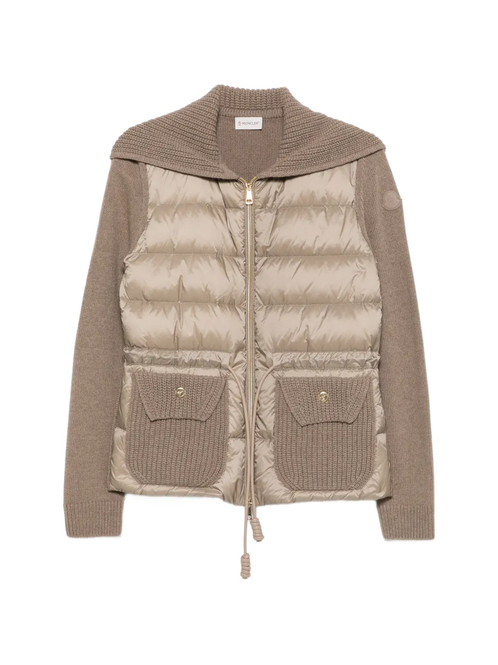 Moncler Quilted Drawstring-waist Cardigan