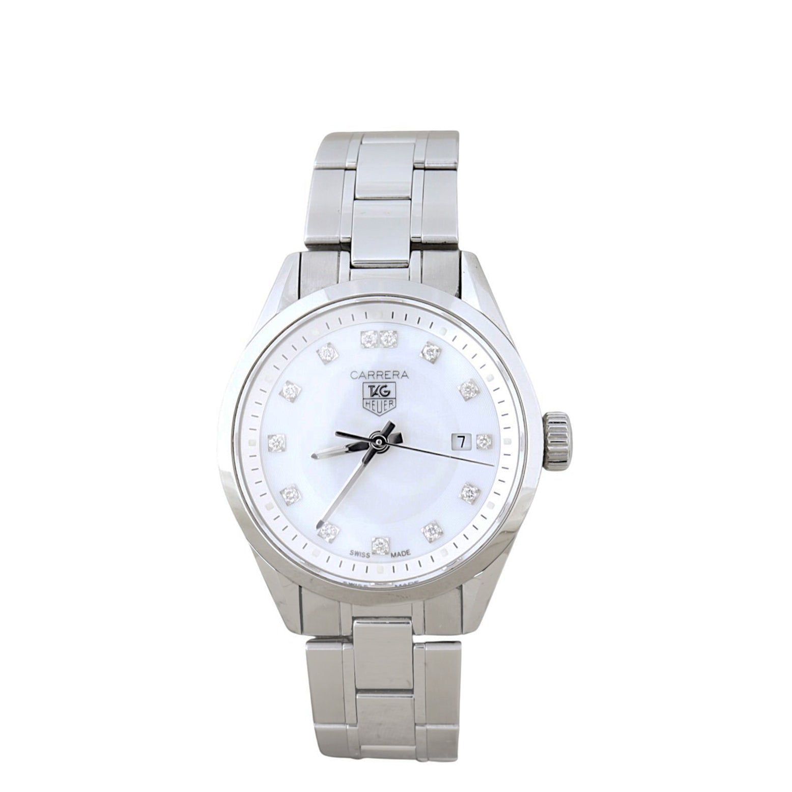 Luxe.it.fwd TAG Heuer Carrera Diamond 27mm Watch